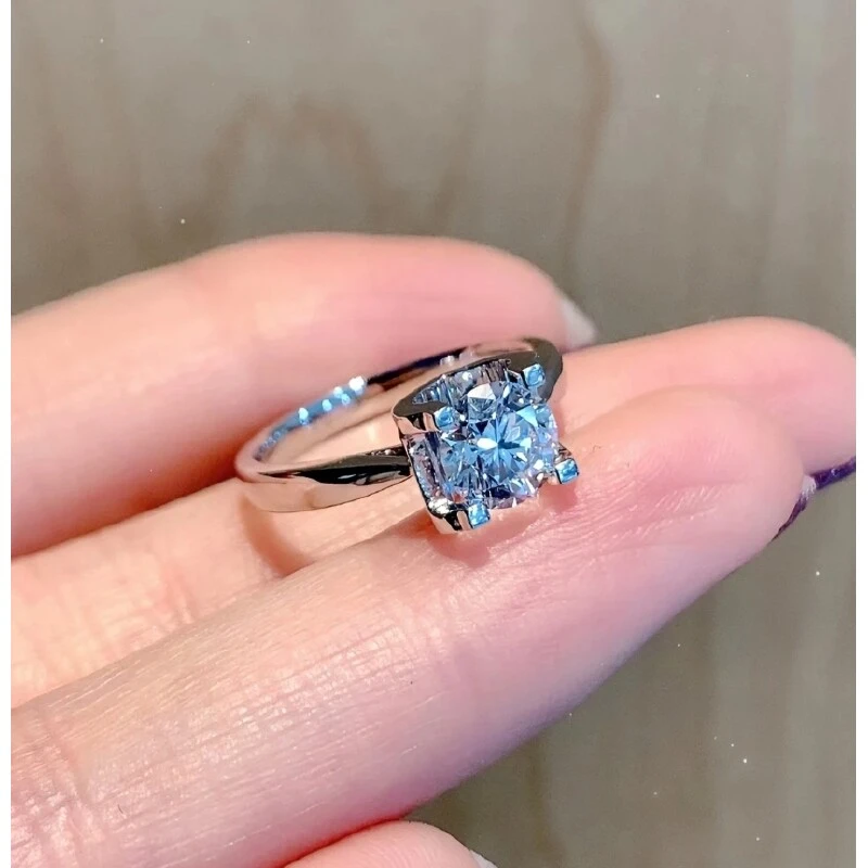 私人定制 卡家牛头女戒1.0ct