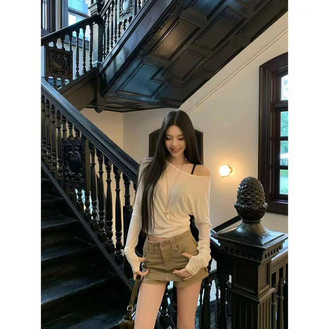 徐秋阳  加分辣妹   夏季新款百搭时尚显瘦显白牛仔短裙MC0082