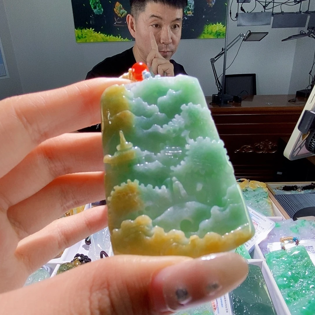 颈饰未镶嵌翡翠翡翠