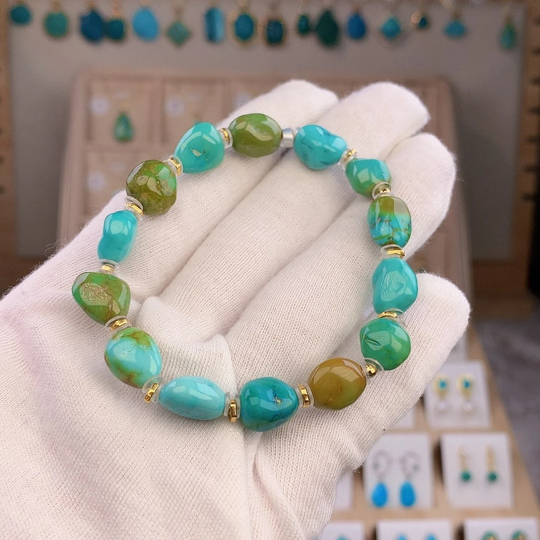 绿松石未镶嵌手链