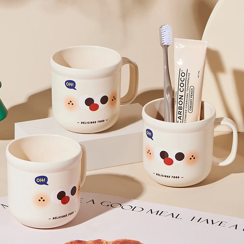 漱口杯可爱高颜值儿童家用刷牙杯洗漱杯学生女孩便携情侣牙刷杯子