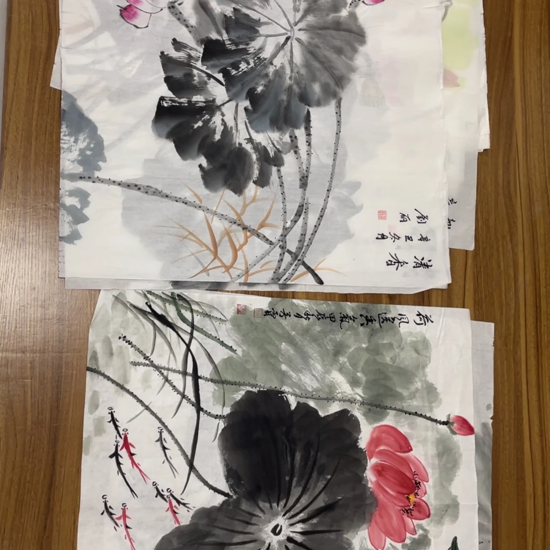 国画刘丽老师绘画