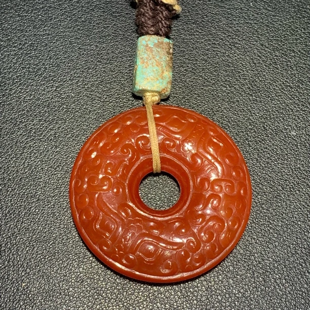 清代 玛瑙壁挂件/古92887