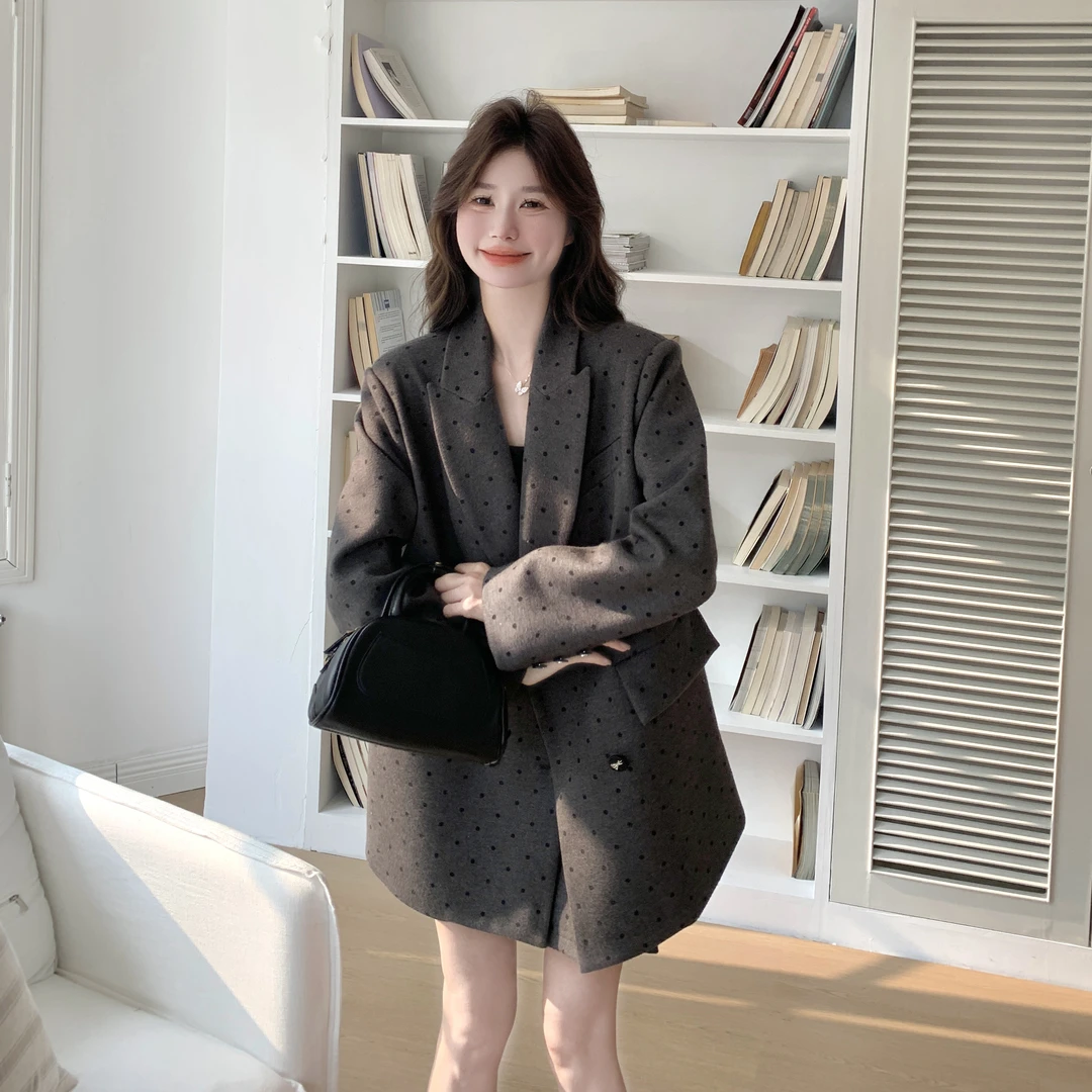 高级感学院风套装裙2025春季新款韩系西装外套搭配半身裙子穿搭