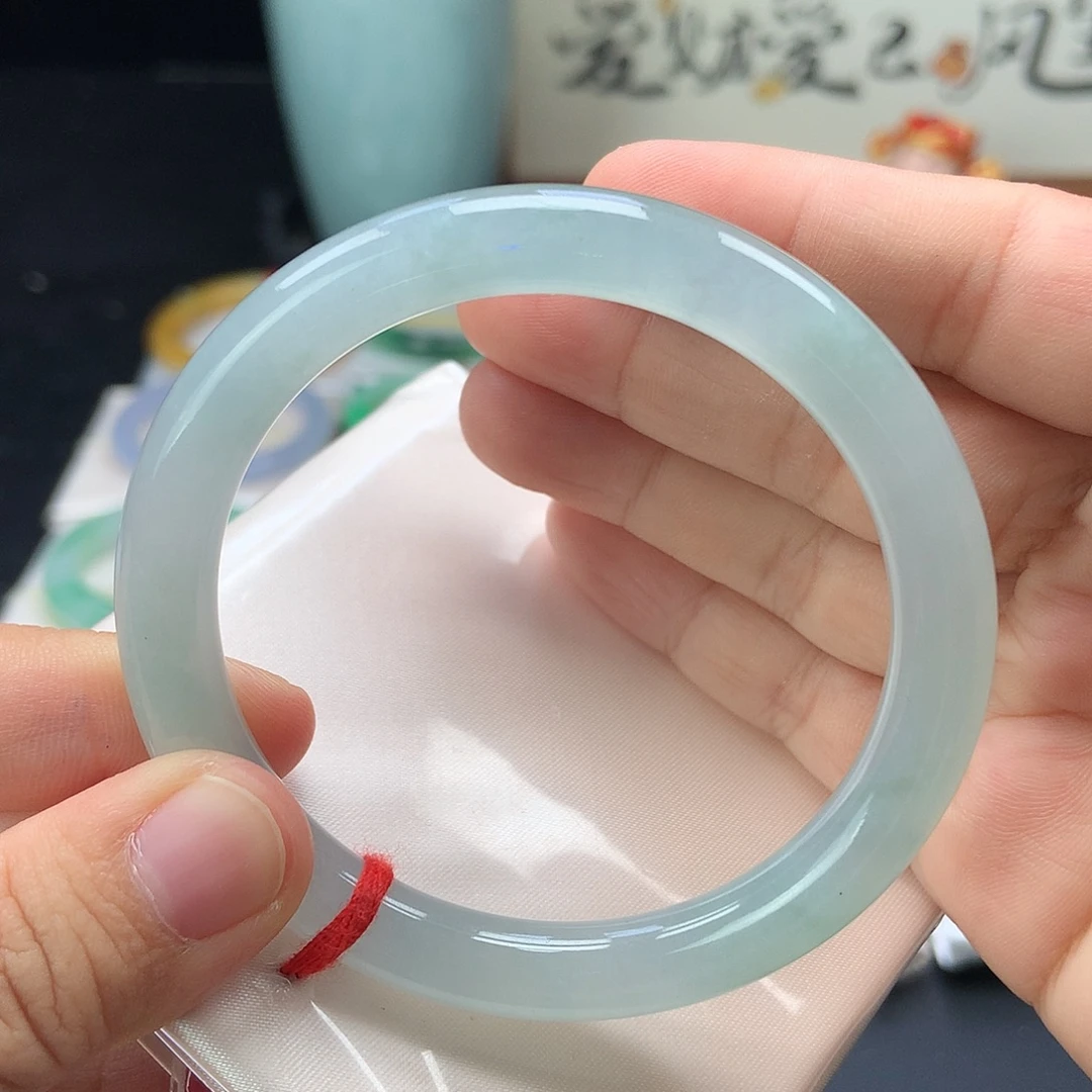 翡翠未镶嵌手镯26号