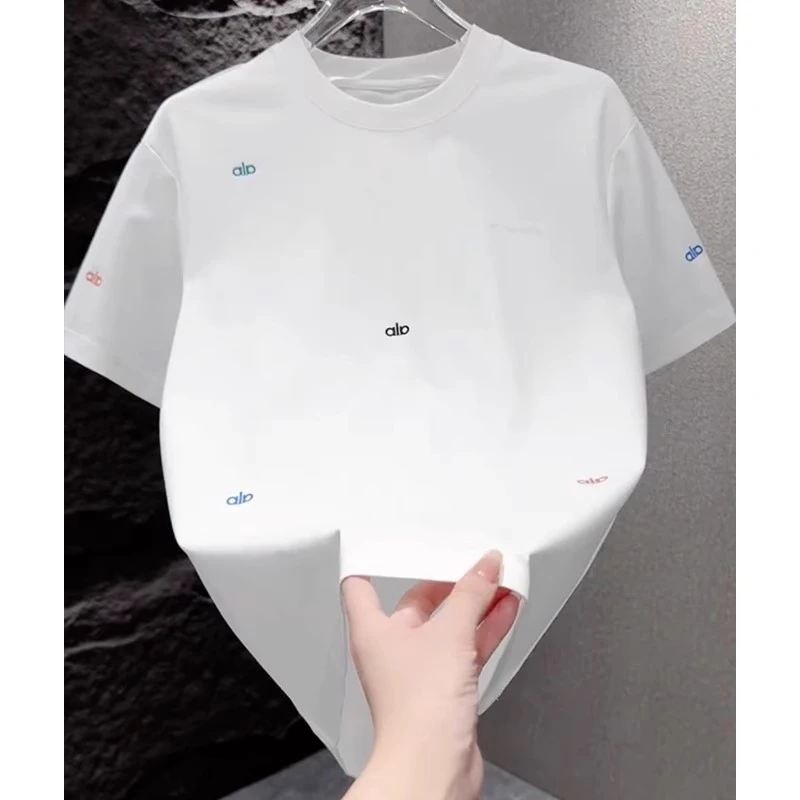 夏季短袖男高级感痞帅欧货潮流青年衣服t恤衫2025新款半袖