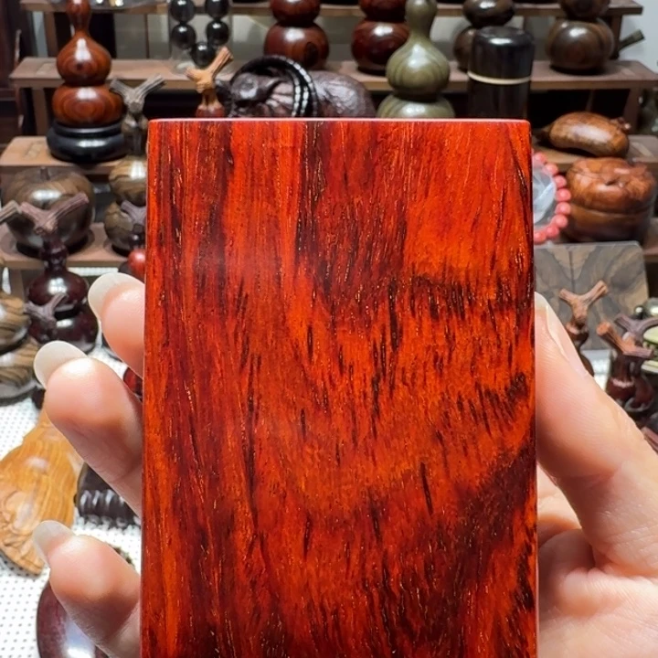 文***道木印度小叶紫檀檀香紫檀烟盒细支