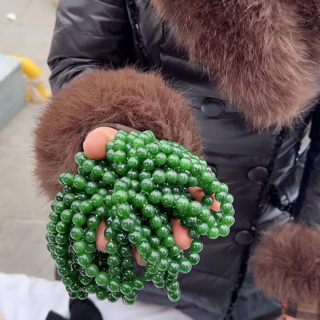 和田玉手串未镶嵌多样性发货拍一发一