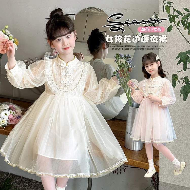 2025新款衣服儿童秋款秋季季童连衣裙时尚韩女童秋款小香风背心裙