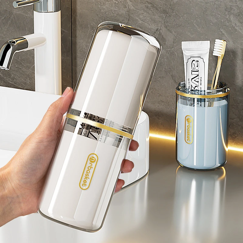 旅行洗漱牙刷收纳盒漱口杯电动便携牙具牙缸刷牙杯子套装旅游用品