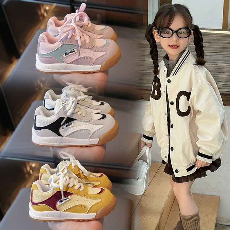 儿童运动鞋2025秋季新款男童鞋子女童软底阿甘鞋女童板鞋百搭2508