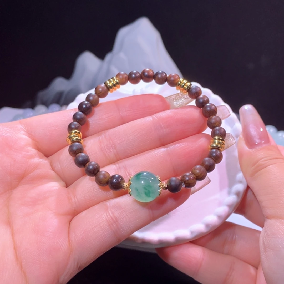 【闪购商品】翡翠散珠翡翠绿飘花