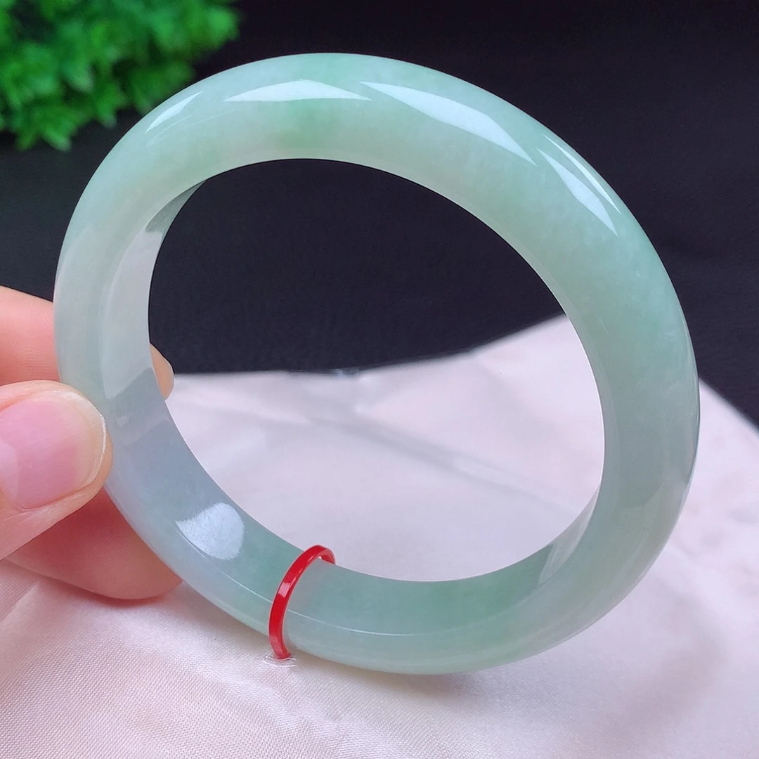 翡翠未镶嵌手镯60圈430049