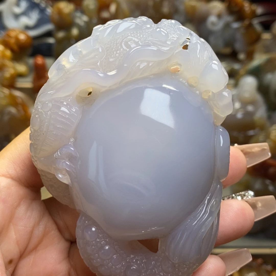 玛瑙/玉髓把件未镶嵌