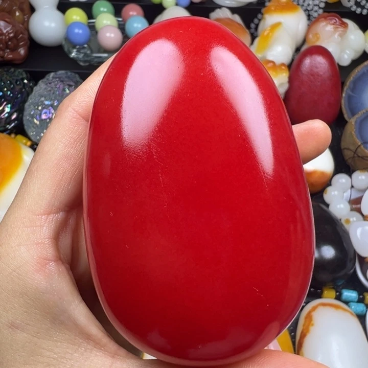 新疆戈壁五彩石金丝