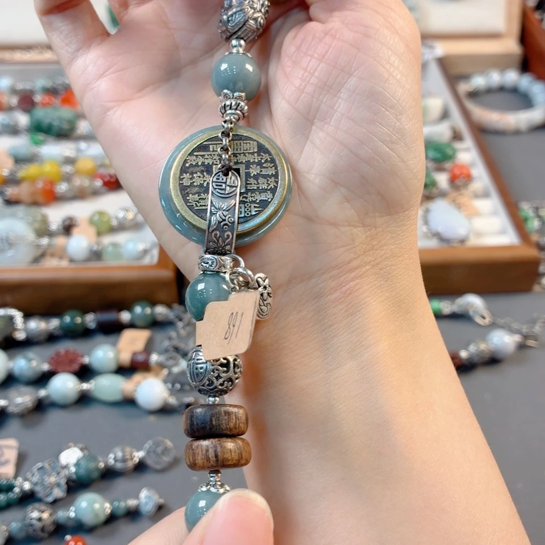 仙***记未镶嵌手链翡翠手串