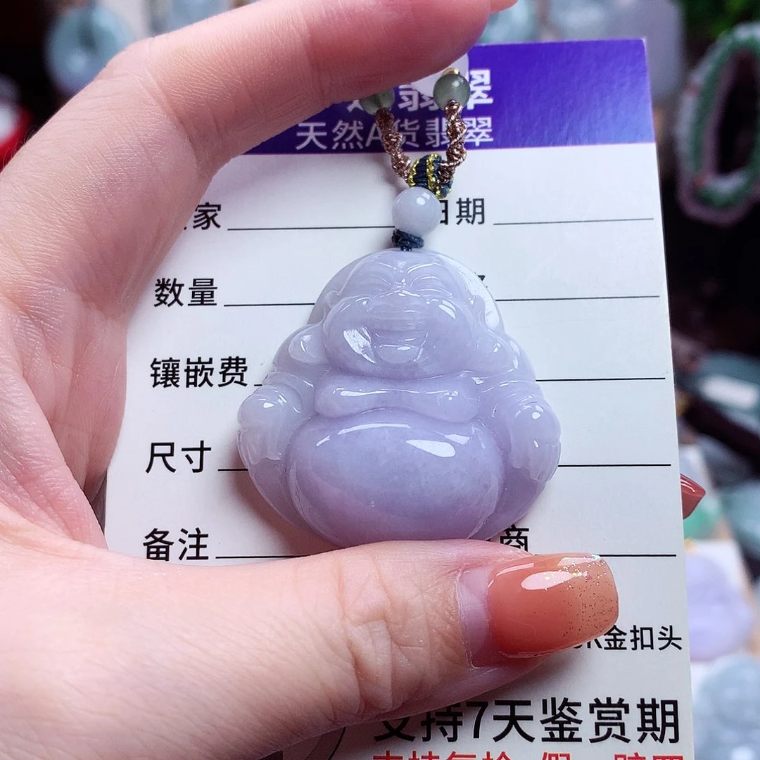颈饰未镶嵌翡翠佛公19
