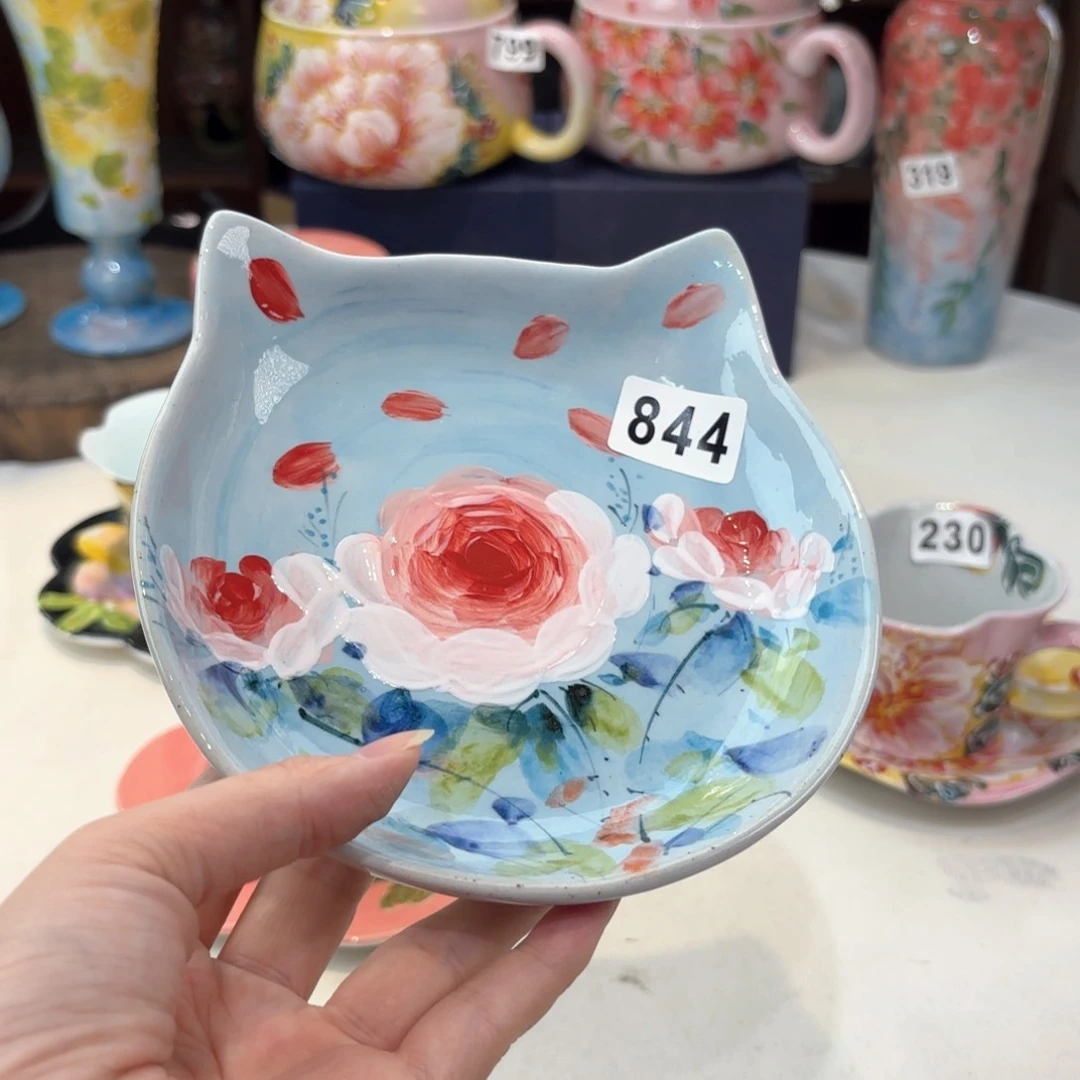 飏**意景德镇手绘高温釉下彩陶瓷茶具