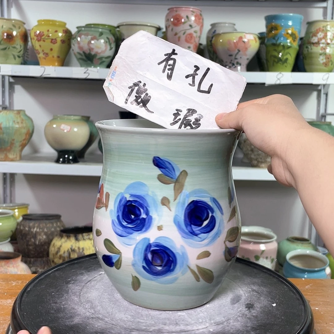 景德镇陶瓷花盆花器暇256
