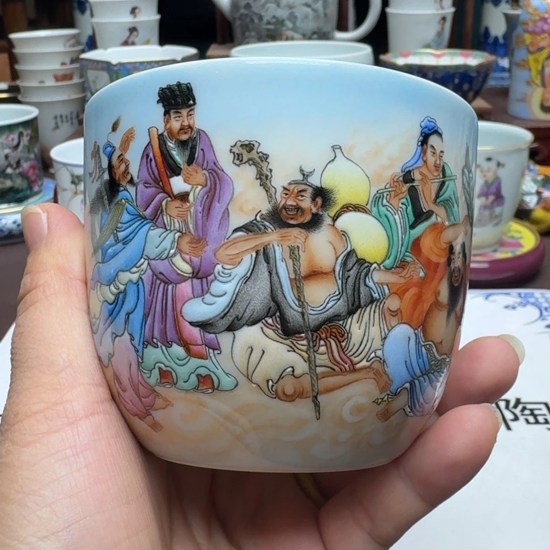 景德镇手工手绘展示