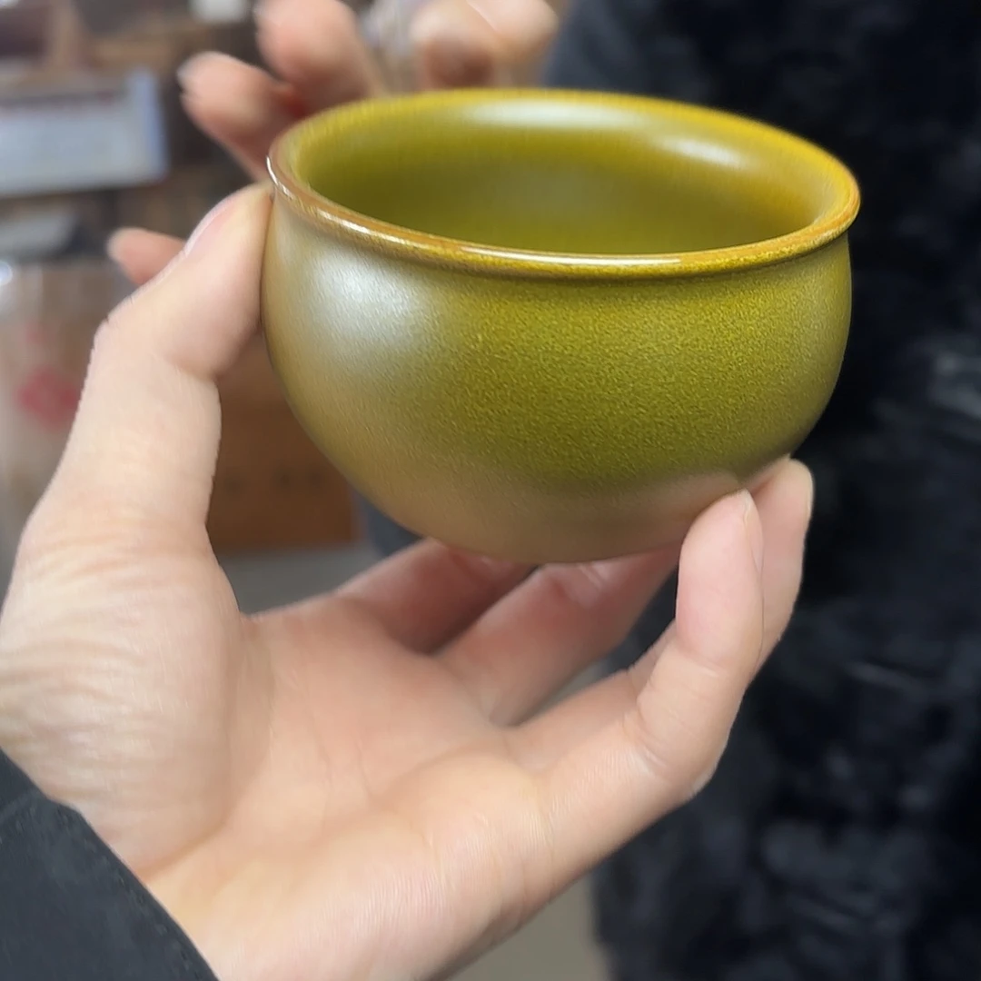 龙泉云间青瓷小米茶器