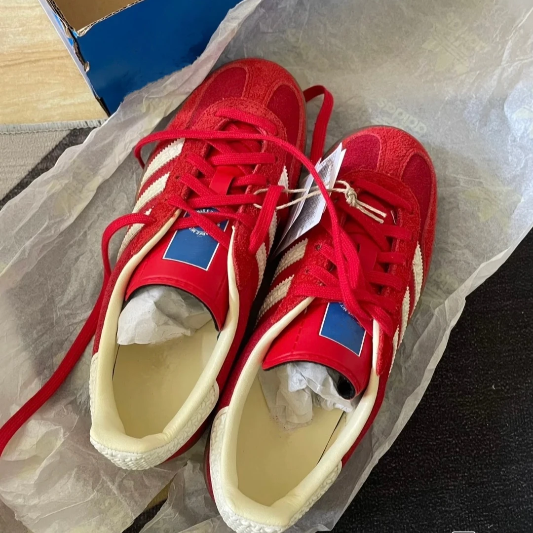 【复古休闲鞋】莆田鞋2025年新款男女同款反绒多巴胺配色