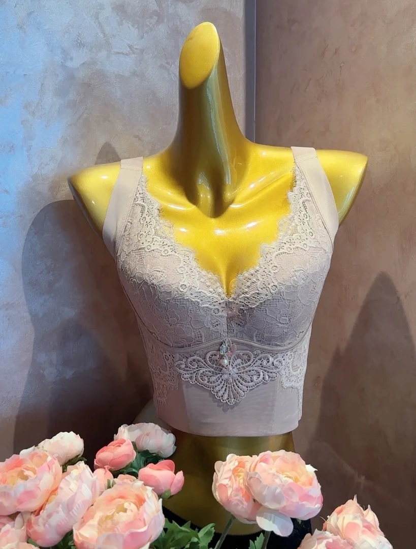 水溶花8排扣软钢圈养塑形内衣9729