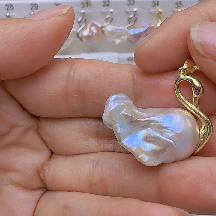 未镶嵌颈饰淡水珍珠