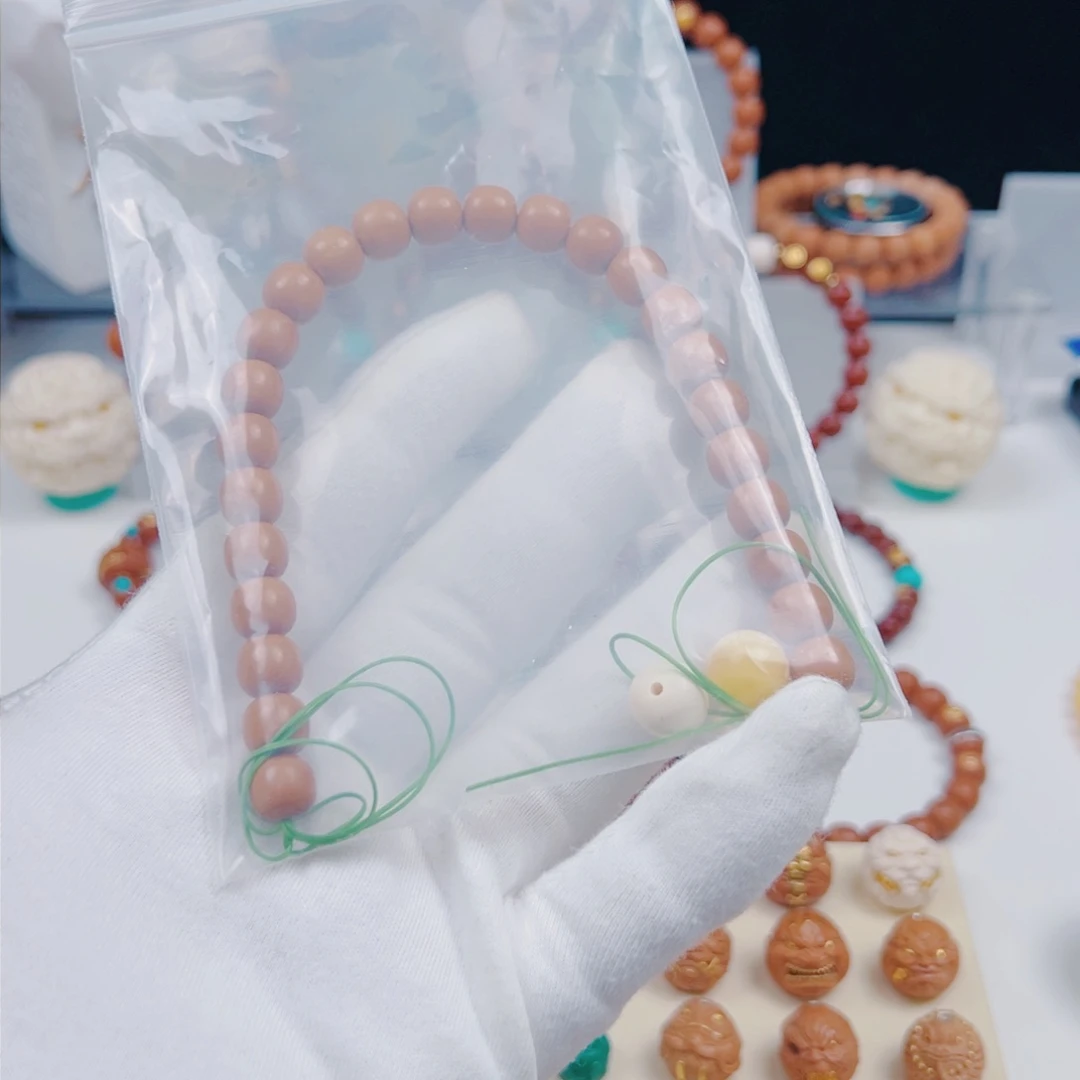 猴头核桃手串炭****?全品精工老型9.1二原矿配饰