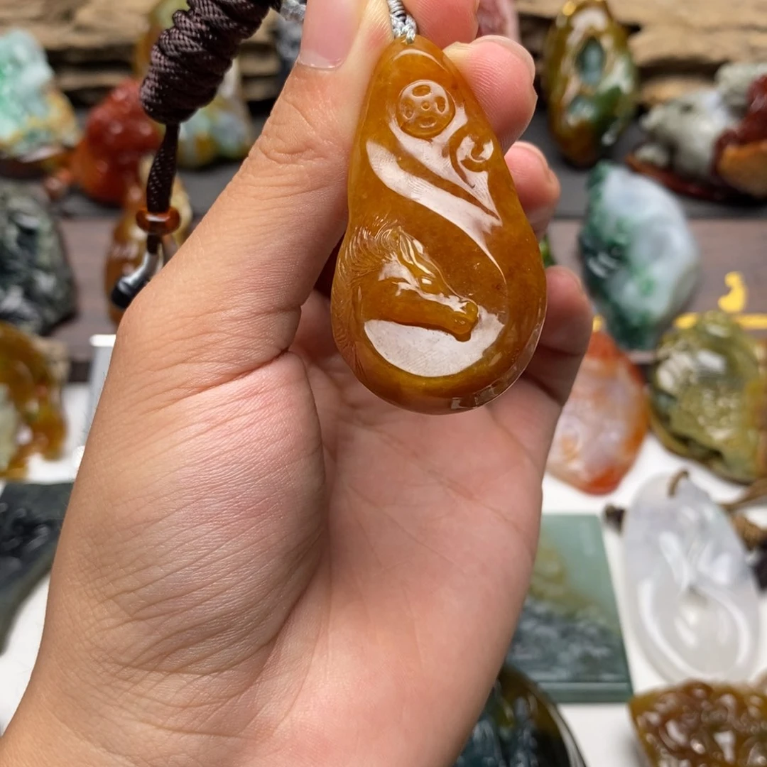 未镶嵌挂件翡翠一