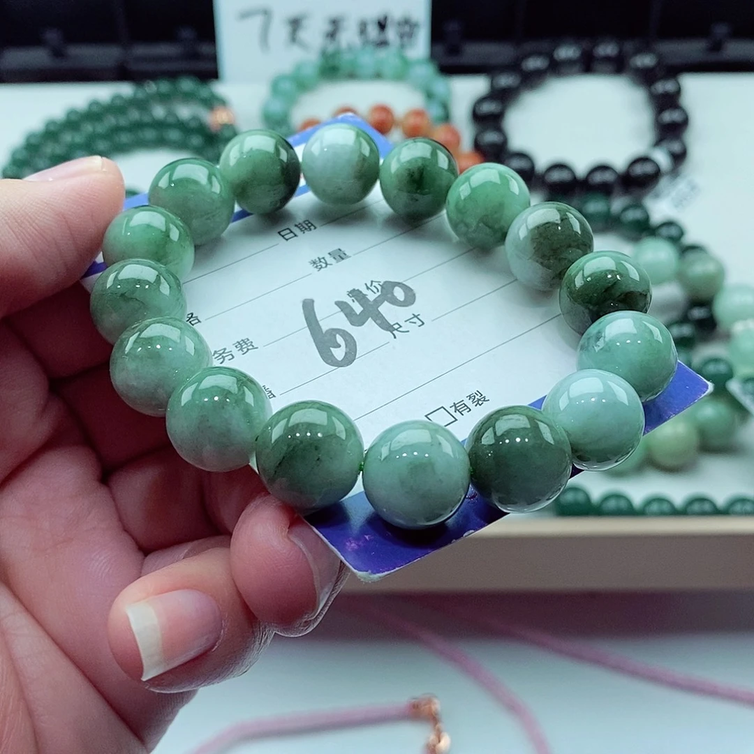 翡翠未镶嵌毛衣链