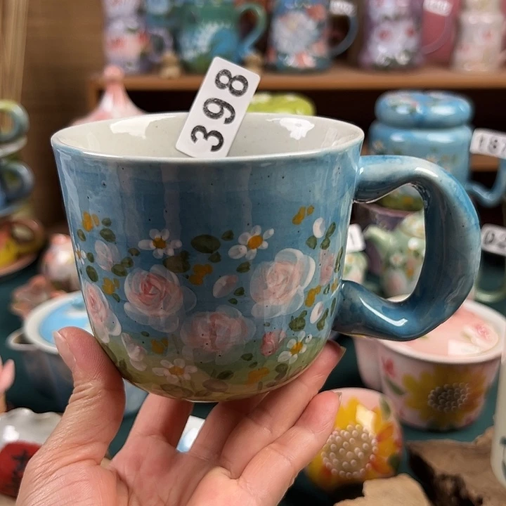 杯景德镇陶瓷手绘作品398