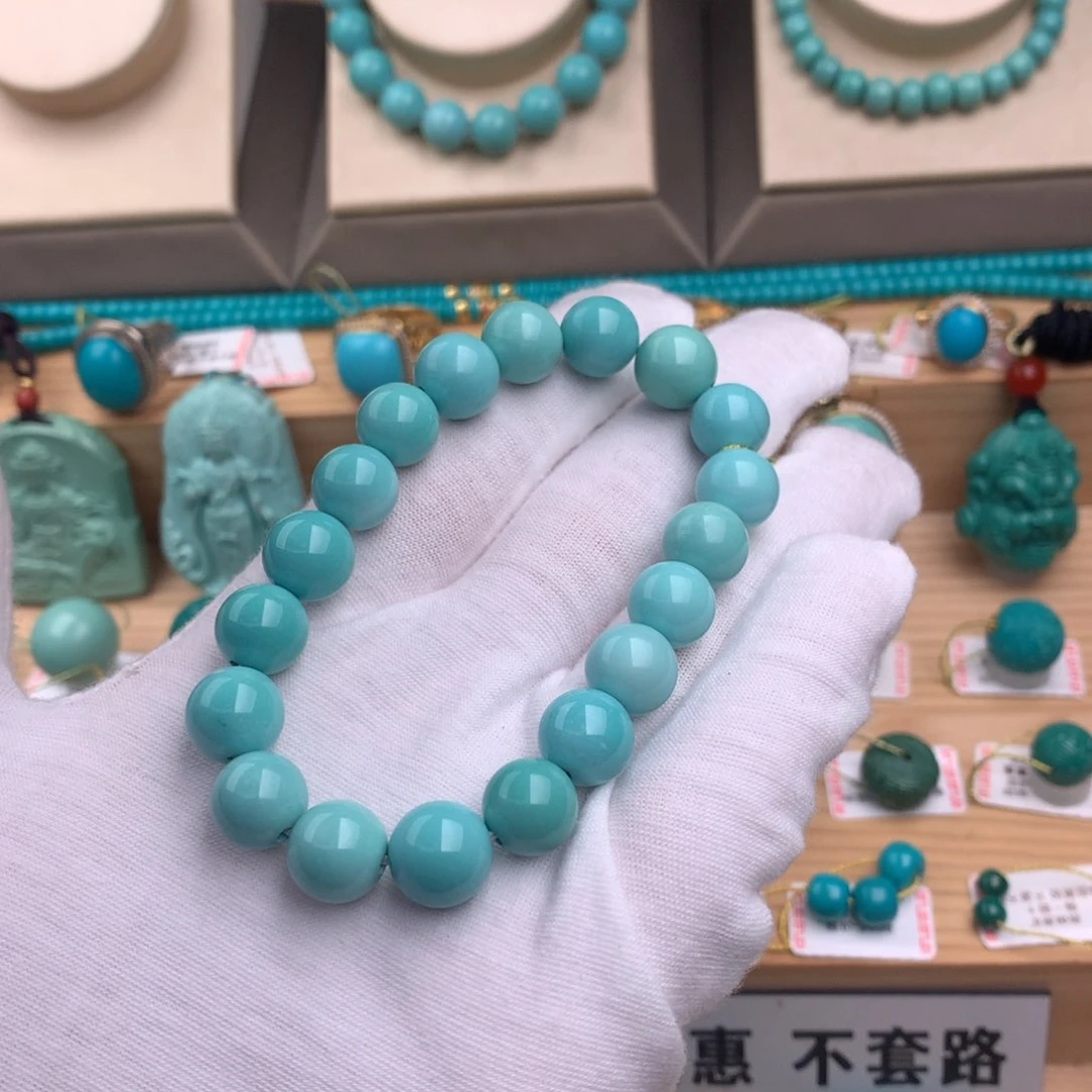 未镶嵌绿松石珠宝奇石10.7