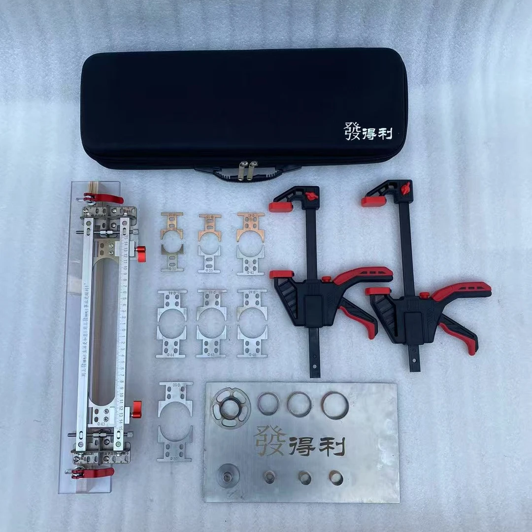 多用型铣槽辅助工具 三维合页 平开合页 天地插销 门框上铁片下沉