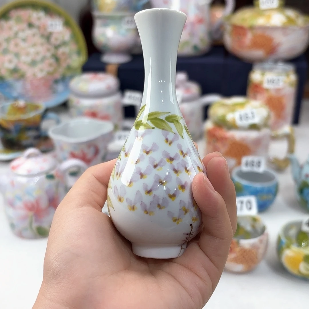 景德镇手绘高温釉下彩陶瓷茶具
