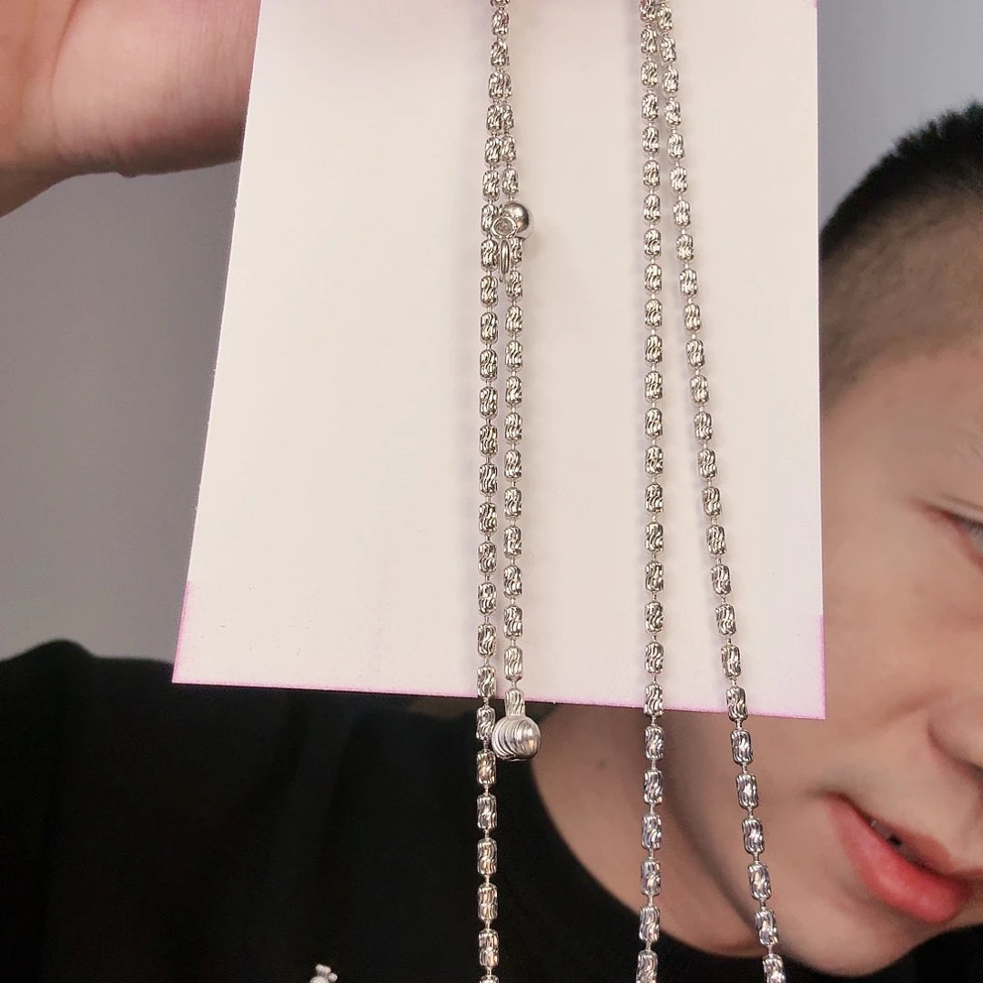 翡翠颈饰银S925镶嵌一件