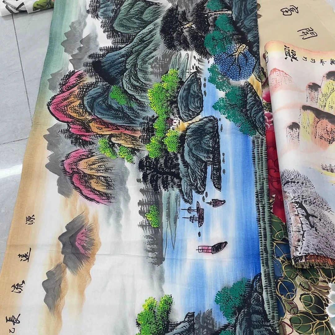 国画国画作品书法作品原稿源远流长小六尺