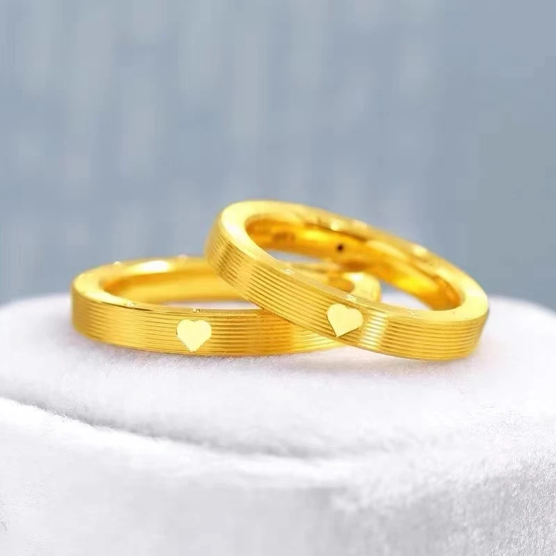 铜合金戒指 I高定I 520时钟爱心情侣对戒