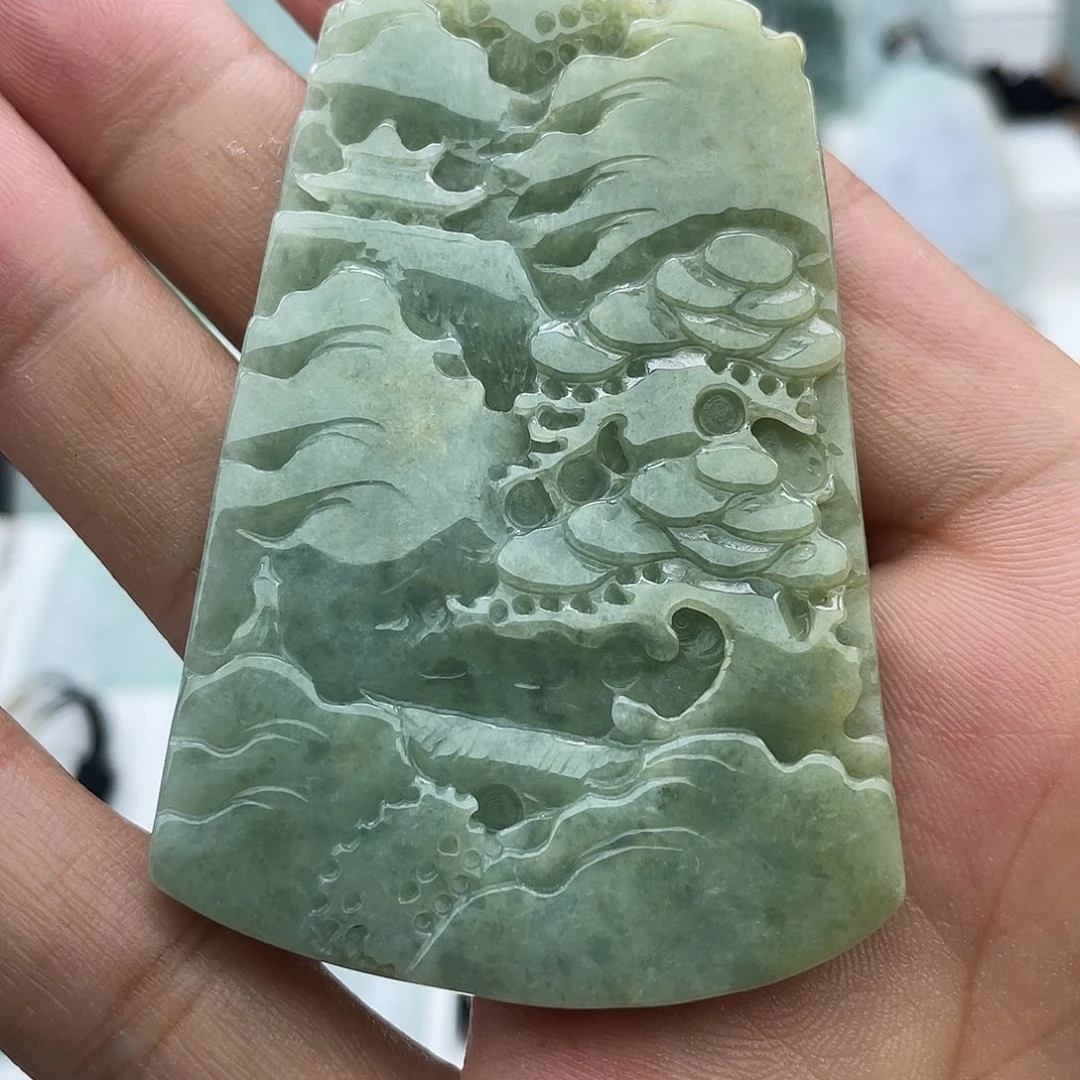 颈饰未镶嵌翡翠翡翠