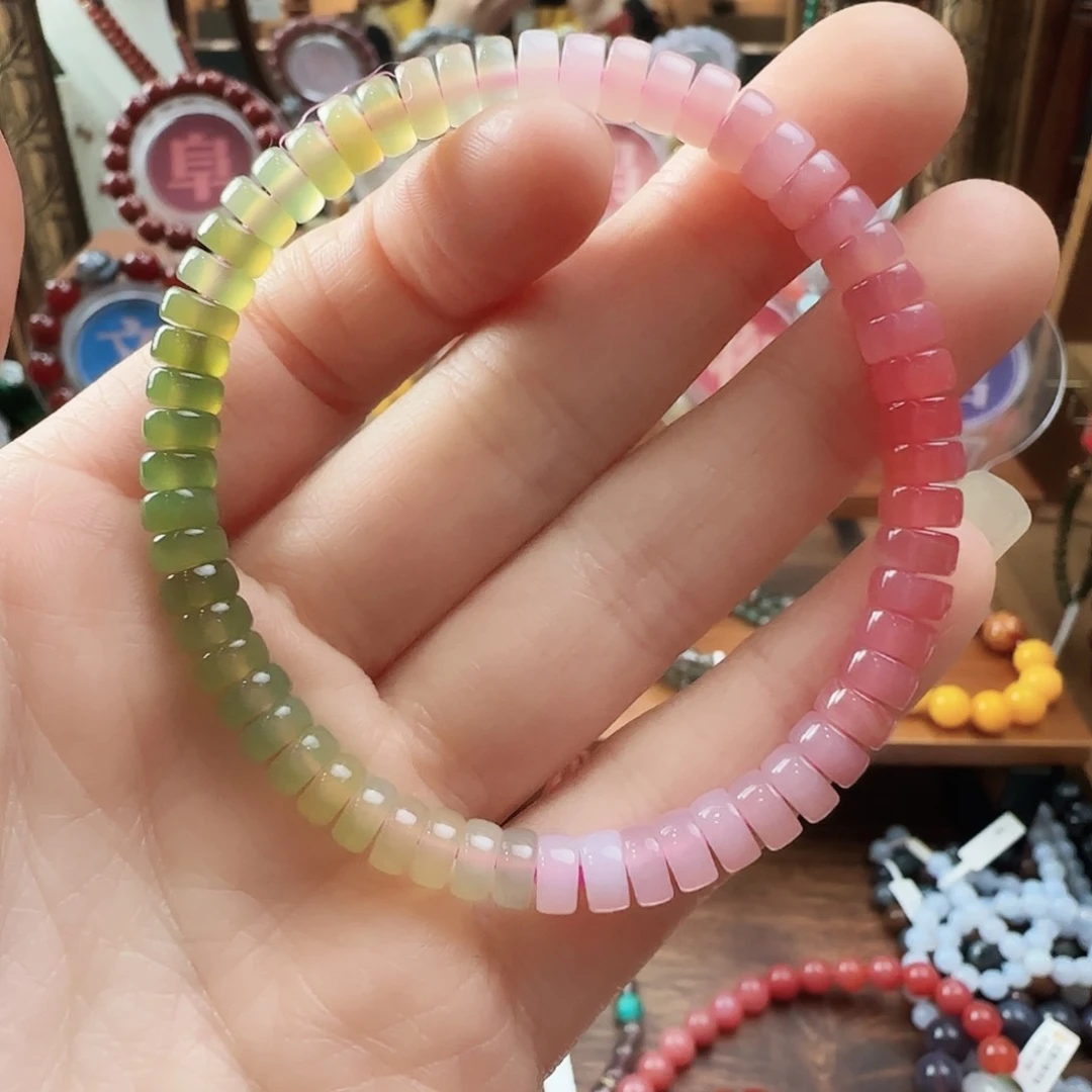 未镶嵌手链玛瑙/玉髓最****呢盐源药片