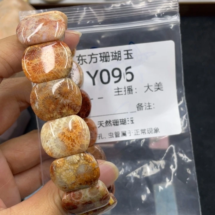 硅化珊瑚（珊瑚玉）合金颈饰