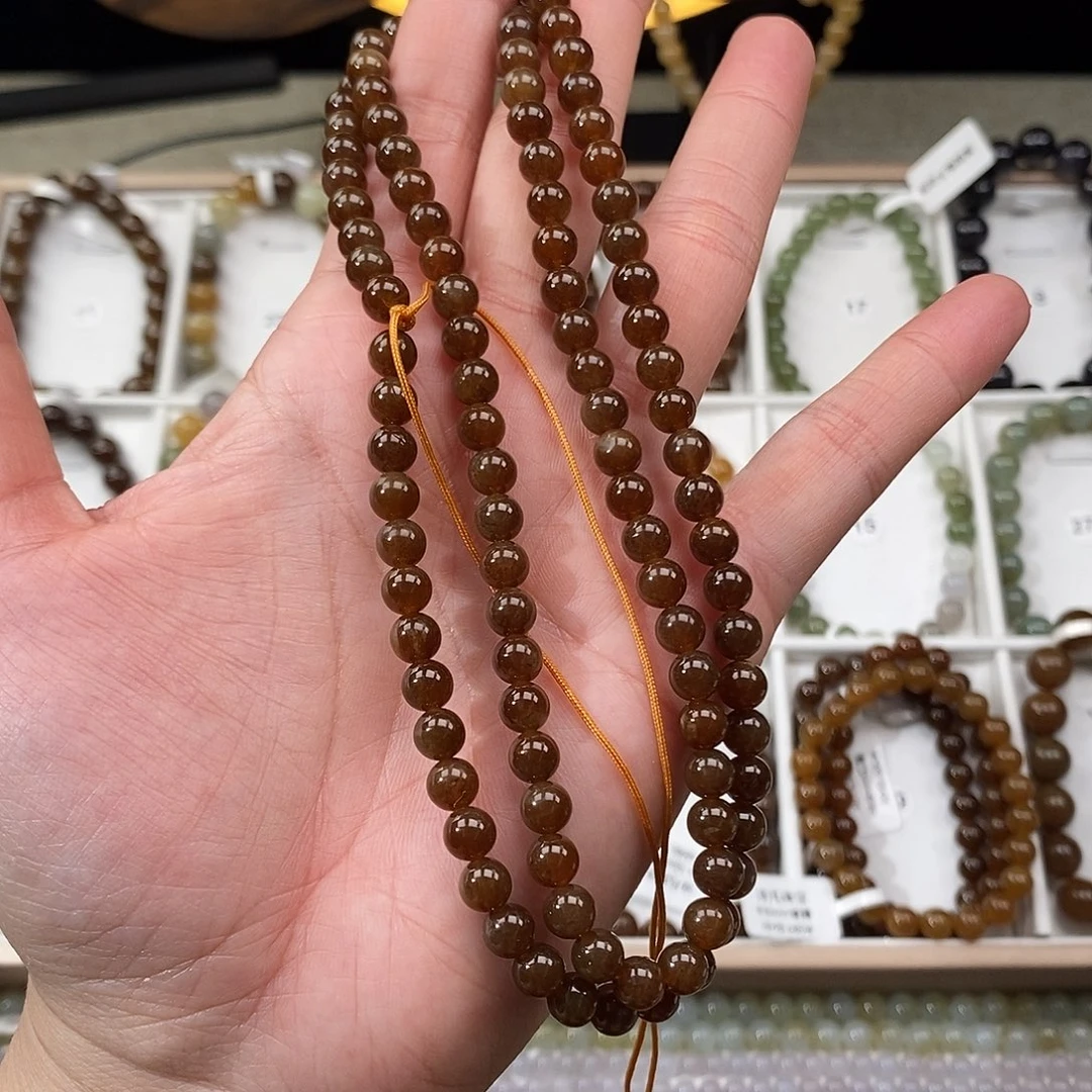 F***.和田玉未镶嵌手链