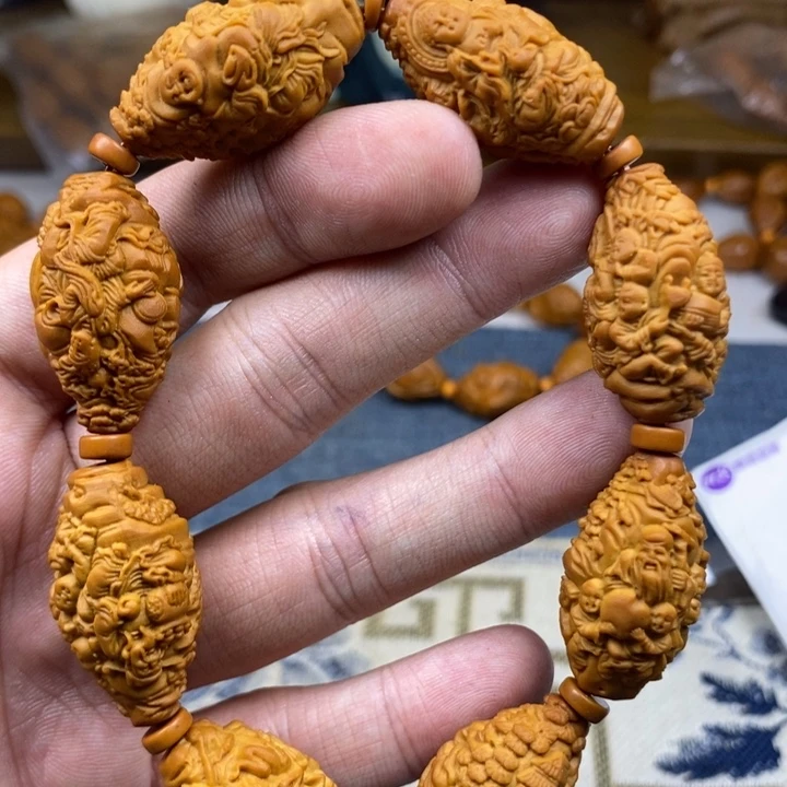 橄榄核手串/手链橄榄核雕工艺手串