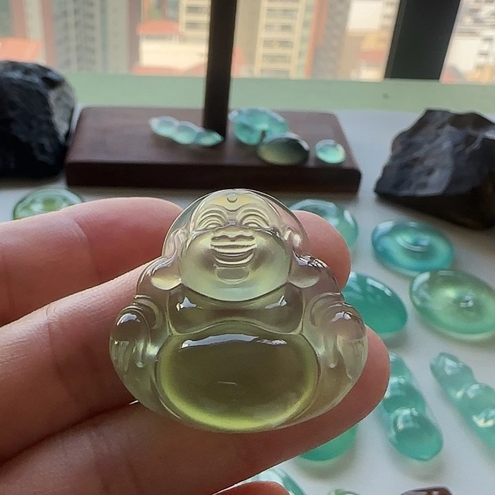 岫玉未镶嵌吊坠(不含链)