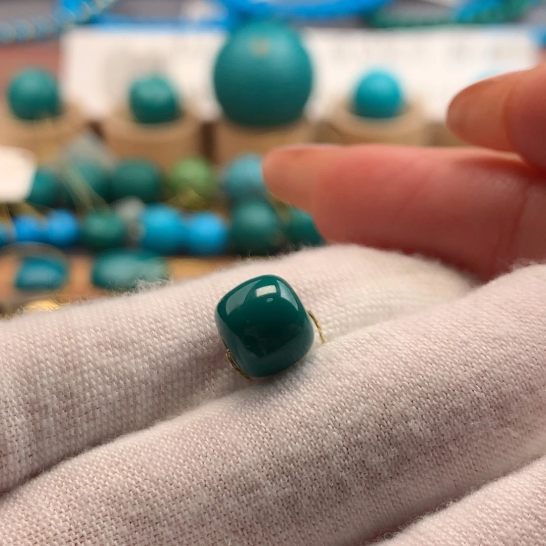 绿松石未镶嵌绿松石8.7mm