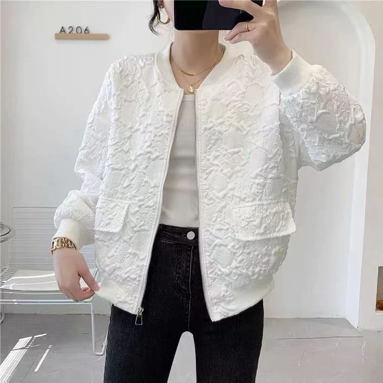 女士薄款外套7新款棒球服2025短款春夏休闲防晒衣小个子夹克