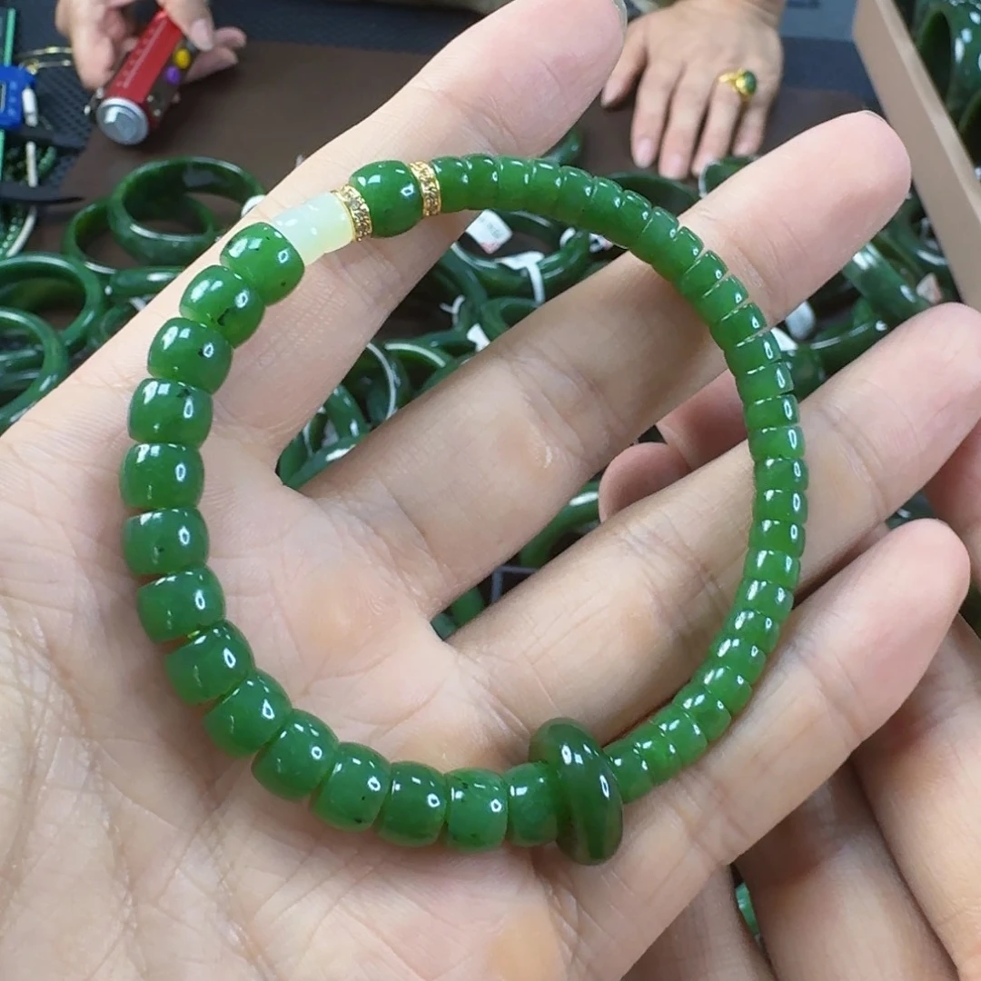 未镶嵌手串和田玉（碧玉）