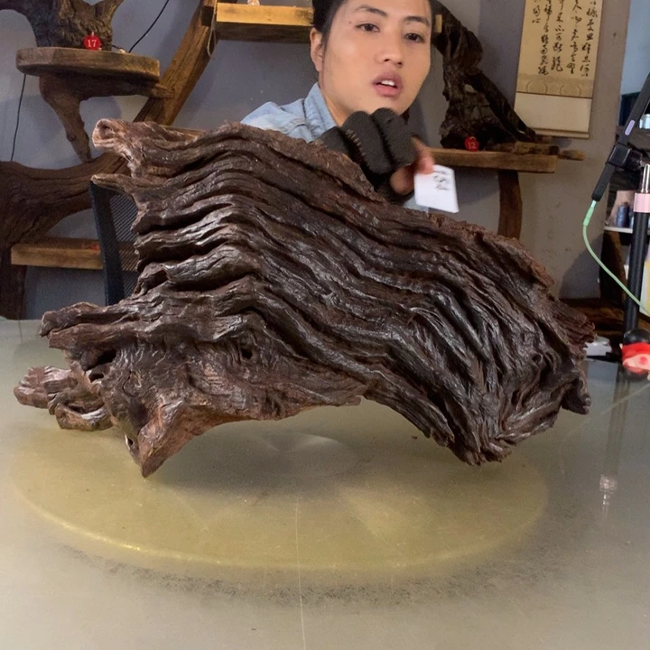 万***心天然的云南紫柚木会黄水