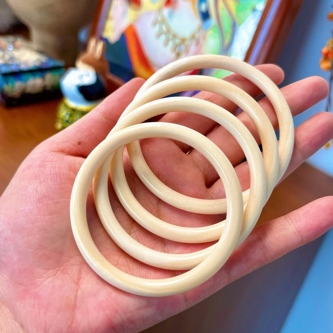 【思嘉】避挡系列·美人条-满圈鱼鳞纹猛犸手镯 | 多样性发一 CM0037