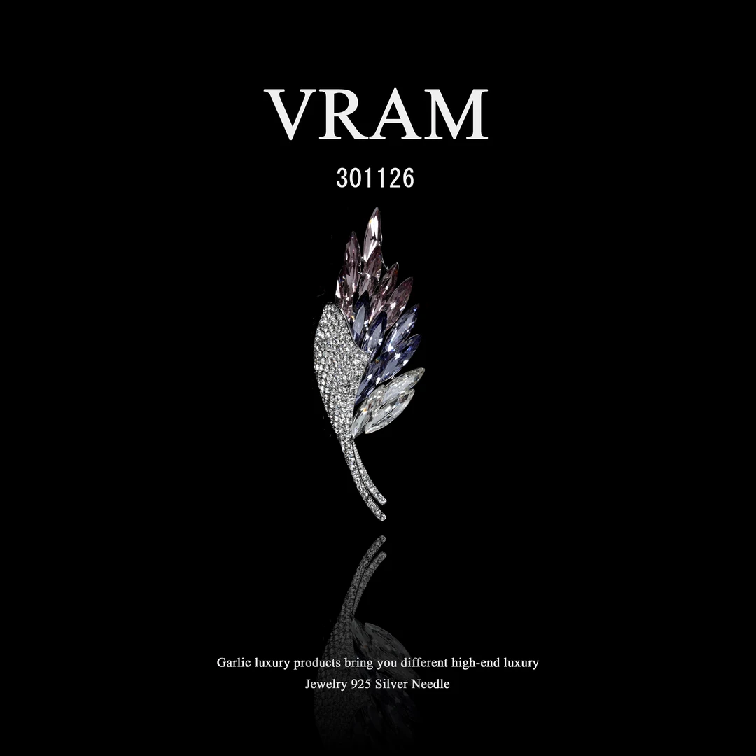 镀K金【天使之翼】Angel's Wings胸针-301126